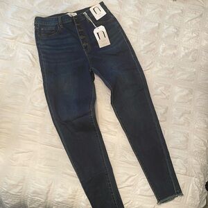 Nature denim ankle skinny jeans